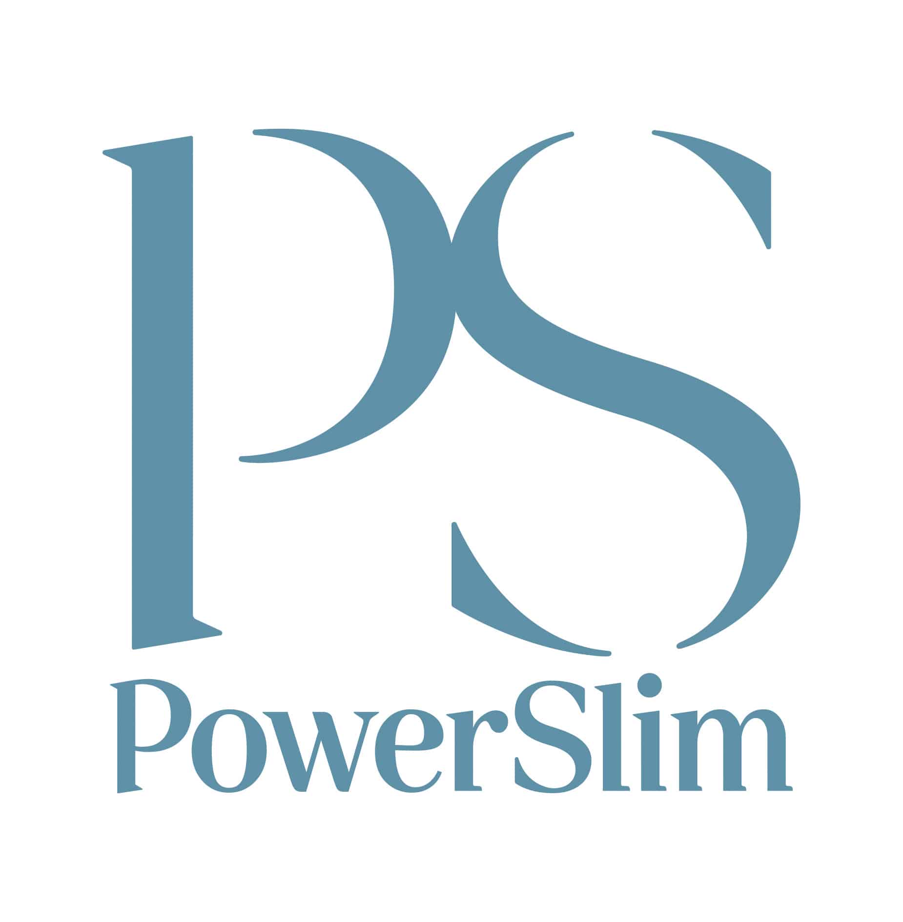 PowerSlim Logo GreyBlueOnWhite PowerSlim Logo GreyBlueOnWhite